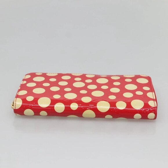 LOUIS VUITTON Monogram Vernis Yayoi Kusama Wallet Rouge M91572 LV Auth bs24989 - Picture 8 of 16